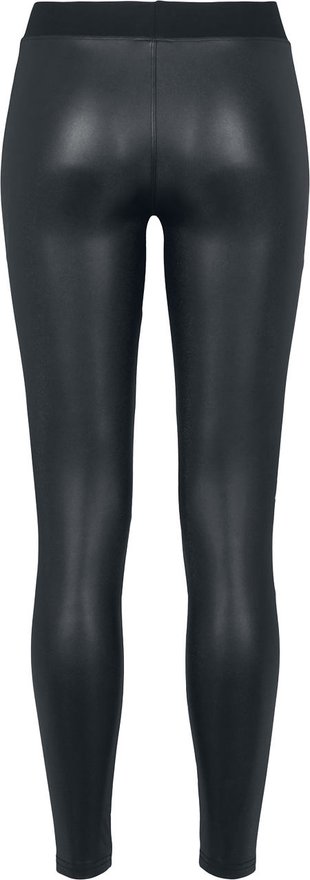 Legging  de Urban Classics - Leggings Faux Cuir Tech - XS à 5XL - pour Femme - noir - Urban Classics - View 2