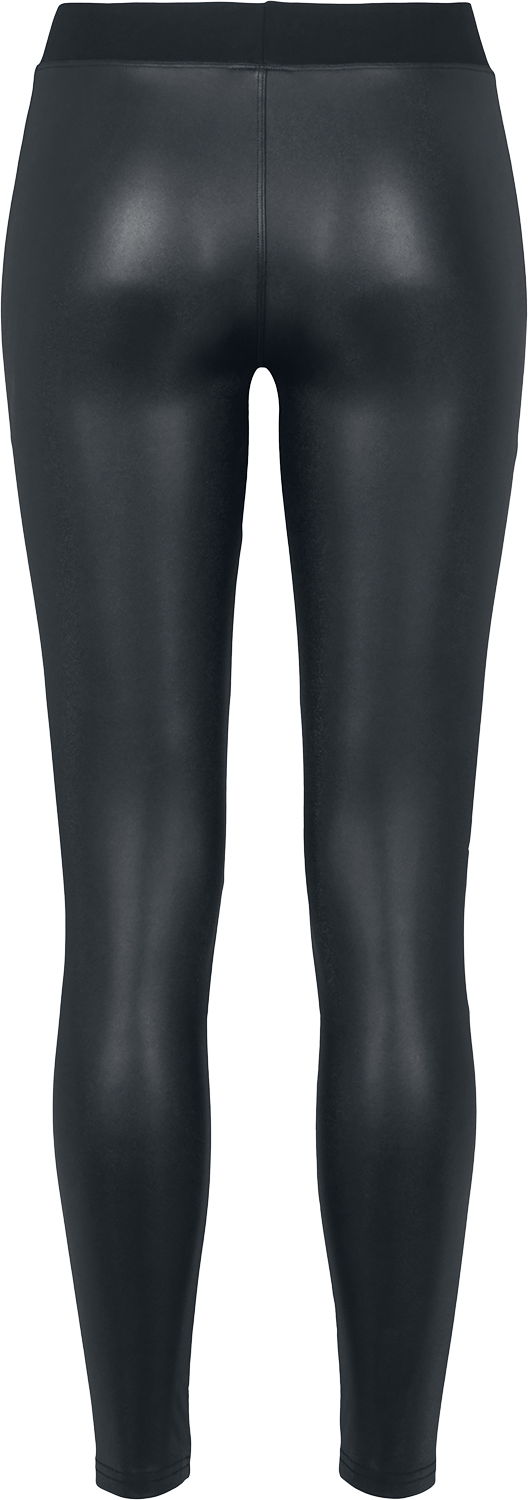 Legging  de Urban Classics - Leggings Faux Cuir Tech - XS à 5XL - pour Femme - noir - Urban Classics - View 2