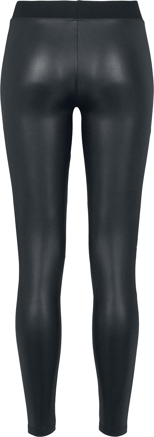 Legging  de Urban Classics - Leggings Faux Cuir Tech - XS à 5XL - pour Femme - noir - Urban Classics - View 2