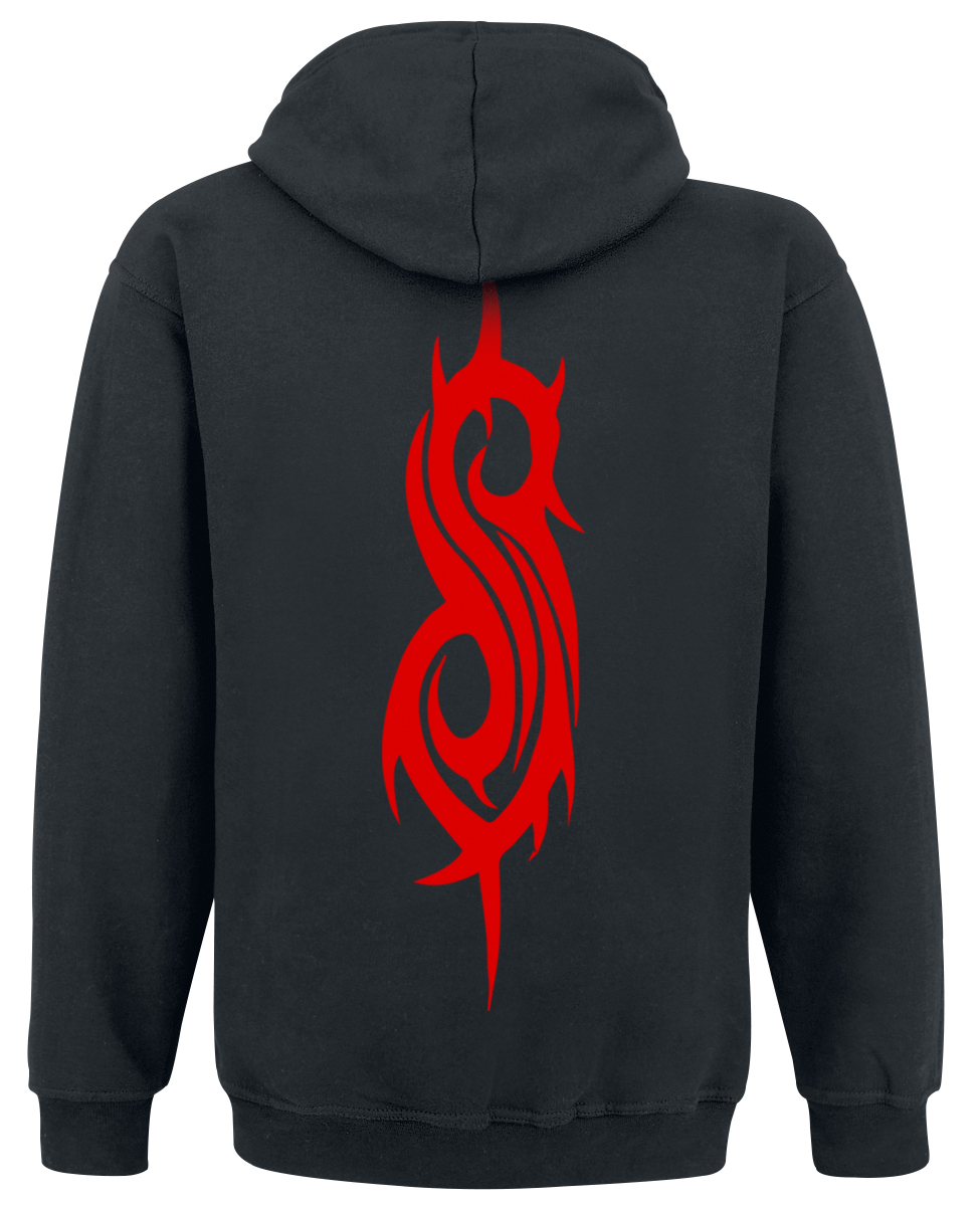 Sweat-shirt à capuche  de Slipknot - Slipknot Logo - S à XL - pour Homme - noir - Slipknot - View 2