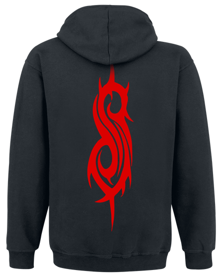 Sweat-shirt à capuche  de Slipknot - Slipknot Logo - S à XL - pour Homme - noir - Slipknot - View 2