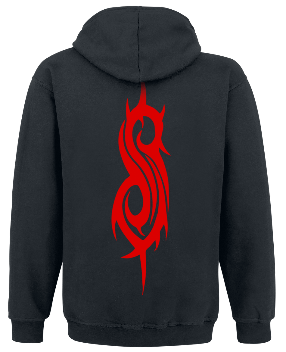 Sweat-shirt à capuche  de Slipknot - Slipknot Logo - S à XL - pour Homme - noir - Slipknot - View 2