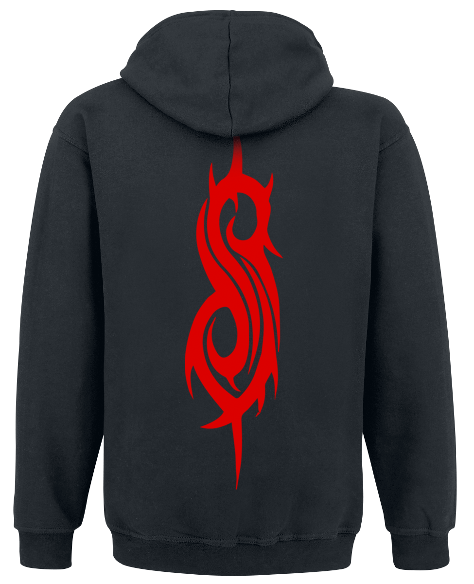 Sweat-shirt à capuche  de Slipknot - Slipknot Logo - S à XL - pour Homme - noir - Slipknot - View 2