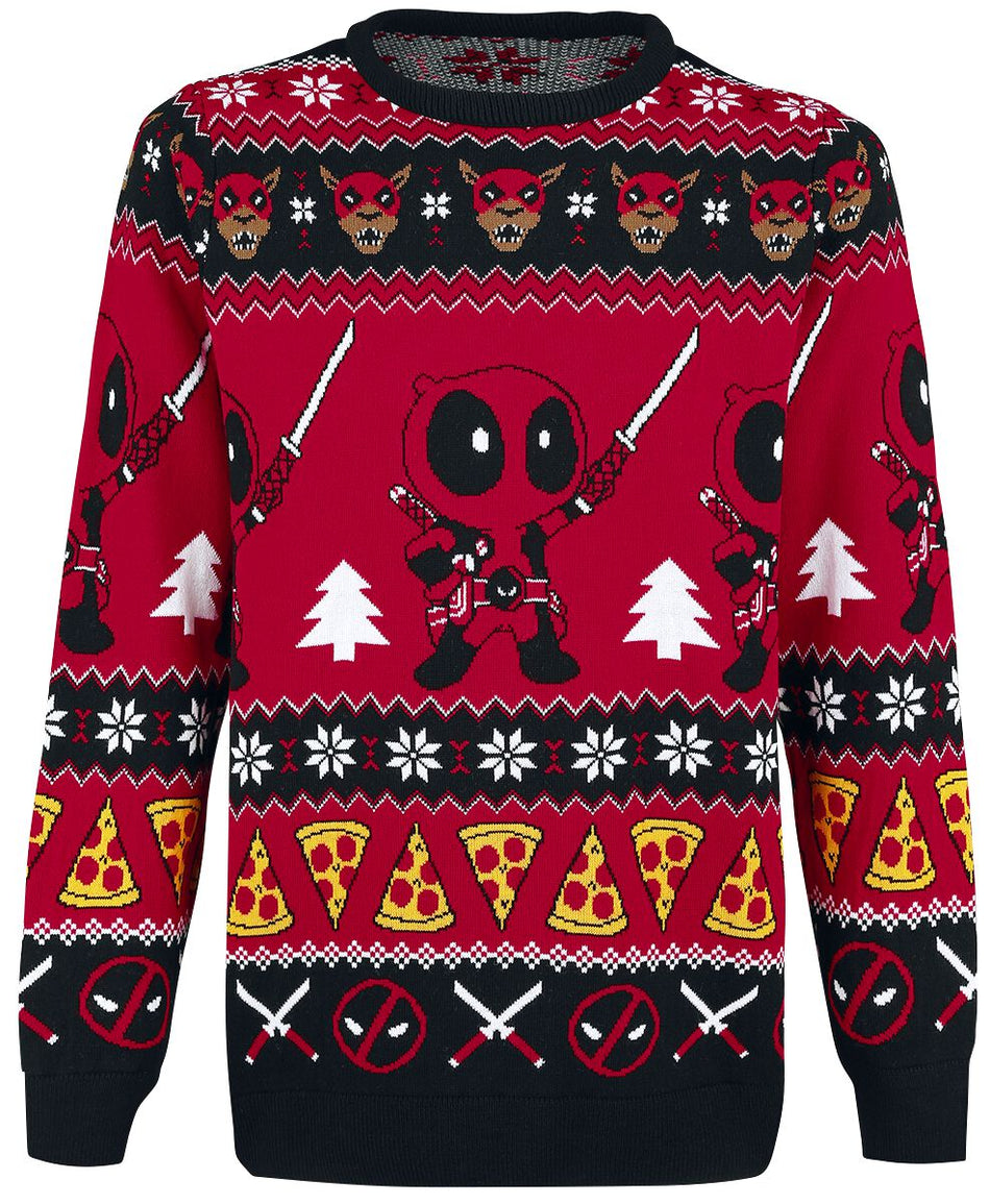 Pull de Noël  de Deadpool - Wish You A Deadpool Christmas - M à 3XL - pour Homme - multicolore - Deadpool