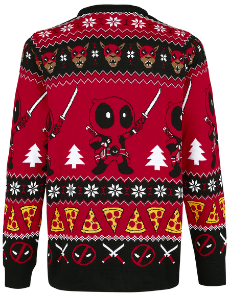 Pull de Noël  de Deadpool - Wish You A Deadpool Christmas - M à 3XL - pour Homme - multicolore - Deadpool - View 2