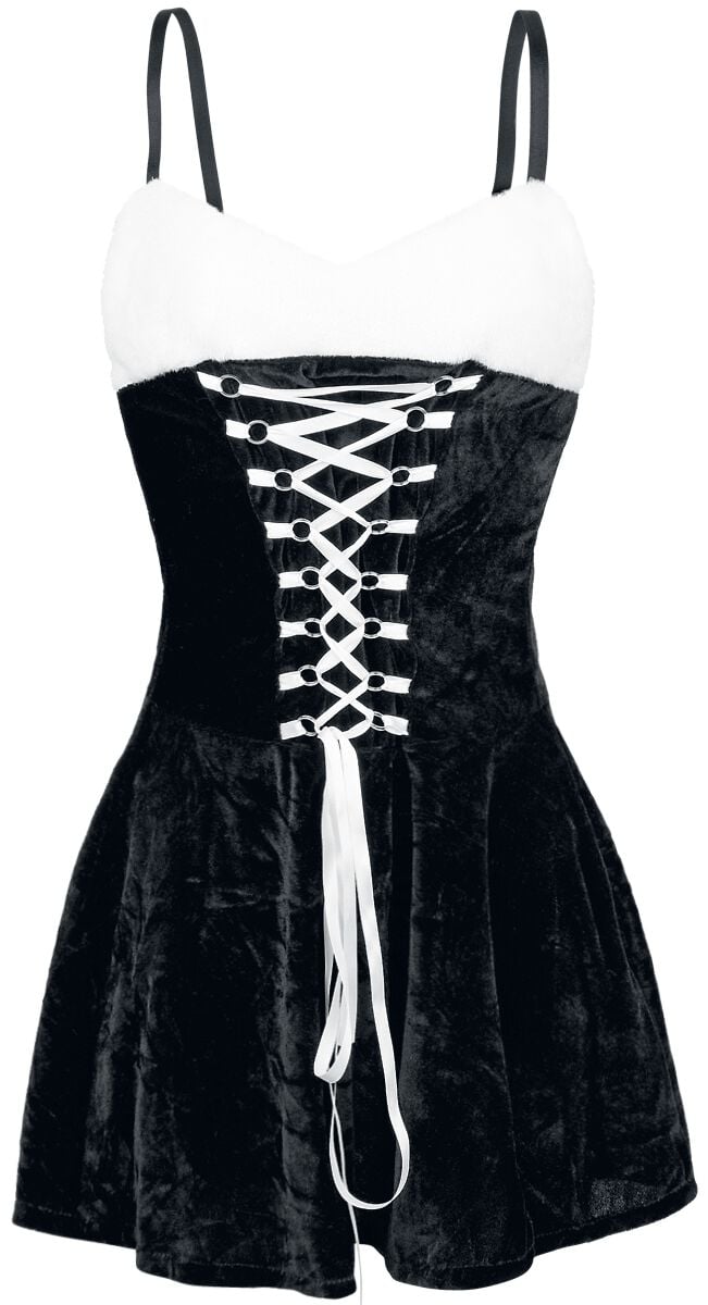 Robe courte Fun de Heavy X-Mas - Robe X-Mas - S-M à L-XL - pour Femme - noir - Heavy X-Mas