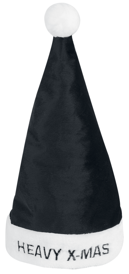 Bonnet Fun de Heavy X-Mas - Bonnet De Père Noël - pour Unisexe - noir/blanc - Heavy X-Mas - View 2