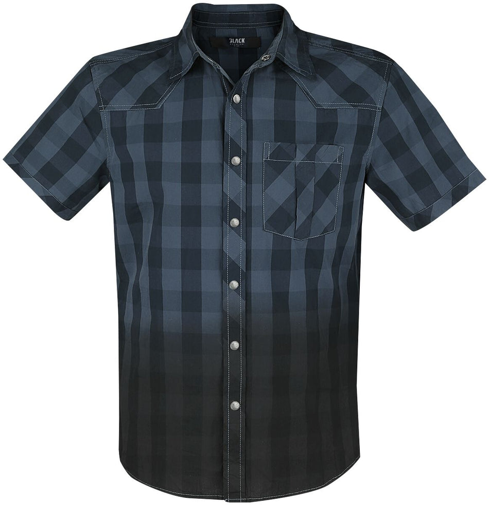 Chemise manches courtes  de Black Premium by EMP - Space Cowboy - S à 5XL - pour Homme - noir - Black Premium by EMP