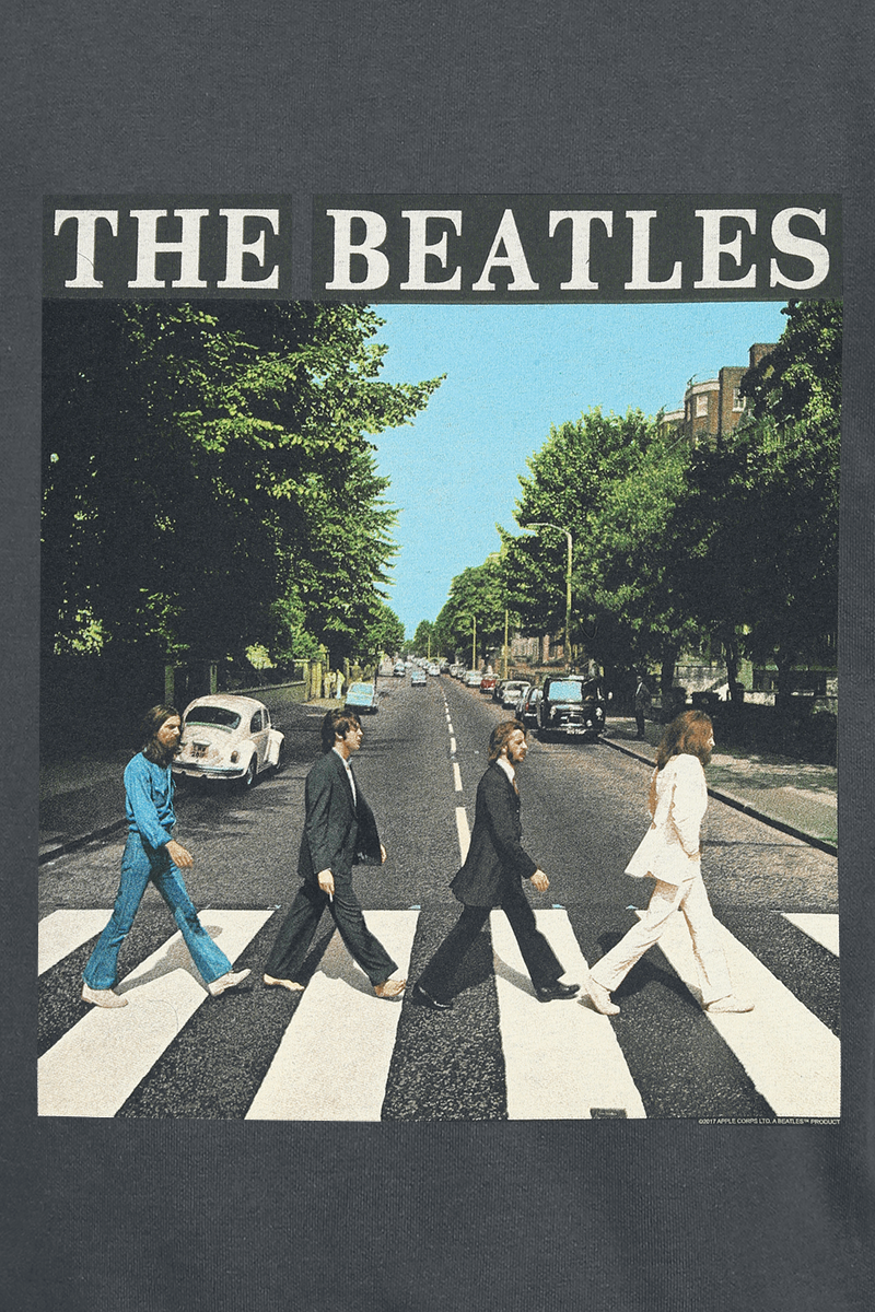 T-Shirt Manches courtes  de The Beatles - Amplified Collection - Abbey Road - S à 3XL - pour Homme - anthracite - The Beatles - View 2