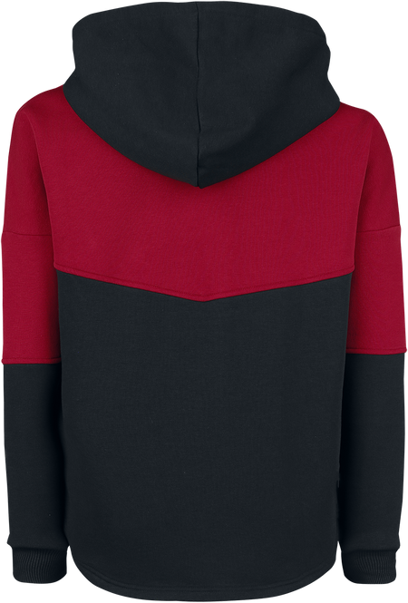 Sweat-shirt à capuche  de Stranger Things - Upside Down - S à XL - pour Femme - rouge/noir - Stranger Things - View 2