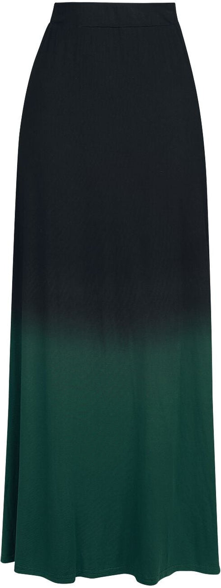 Jupe longue  de Black Premium by EMP - Save Tonight - XS à XXL - pour Femme - noir/vert - Black Premium by EMP