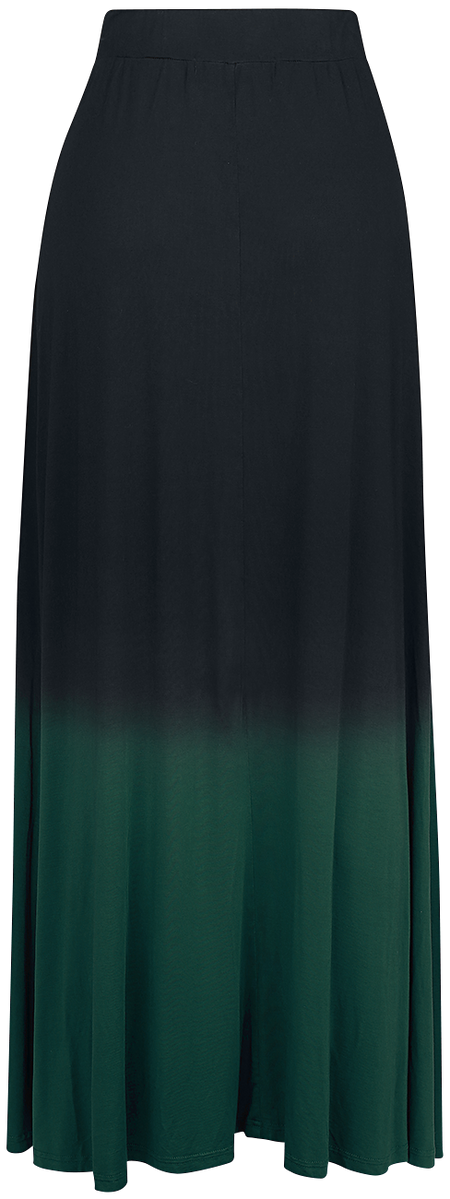 Jupe longue  de Black Premium by EMP - Save Tonight - XS à XXL - pour Femme - noir/vert - Black Premium by EMP - View 2