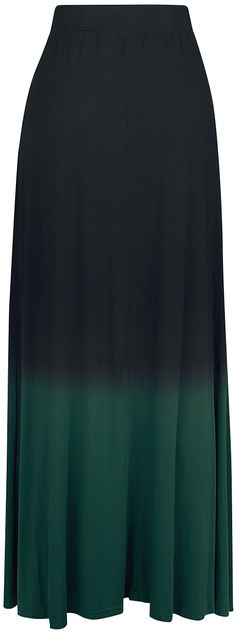 Jupe longue  de Black Premium by EMP - Save Tonight - XS à XXL - pour Femme - noir/vert - Black Premium by EMP - View 2