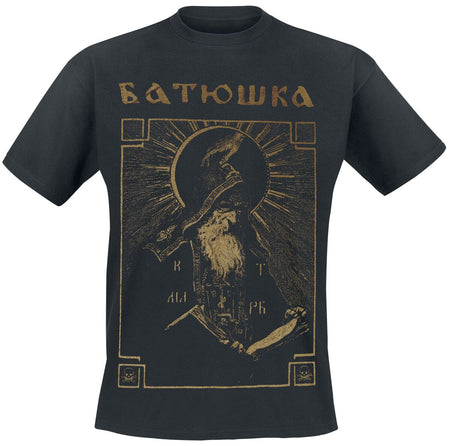 T-Shirt Manches courtes  de Batushka - Shema Monk - S à XL - pour Homme - noir - Batushka