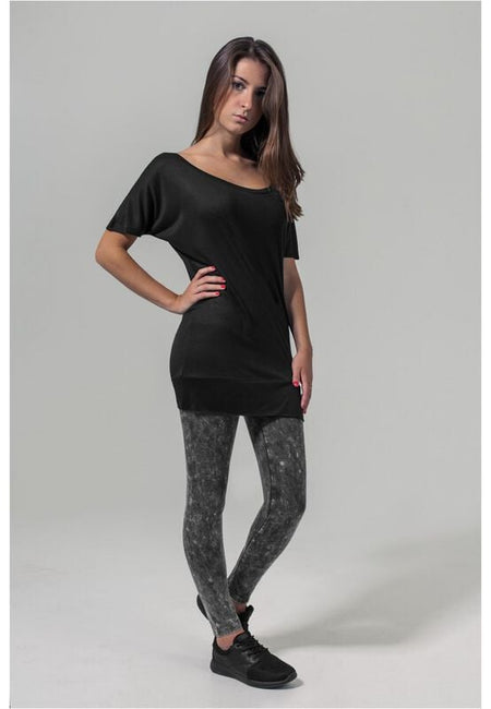 T-Shirt Manches courtes  de Build Your Brand - T-shirt Viscose Femmes - XS à 5XL - pour Femme - noir - Build Your Brand