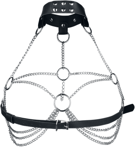 Harnais Gothic de Poizen Industries - Harnais Mase - pour Femme - noir - Poizen Industries - View 2