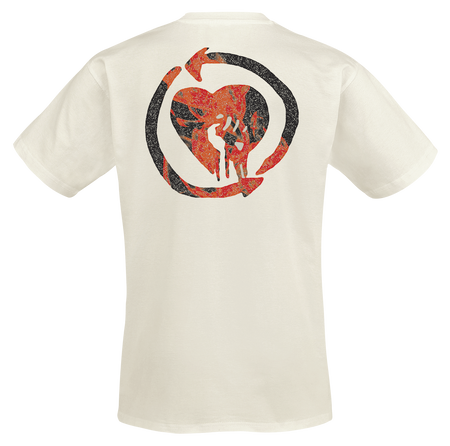 T-Shirt Manches courtes  de Rise Against - Flame - XL à XXL - pour Homme - blanc cassé - Rise Against - View 2