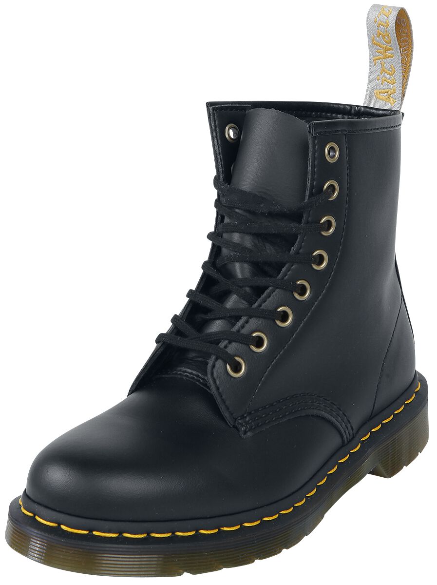 Bottes Rockabilly de Dr. Martens - Vegan 1460 Felix Rub Off - EU36 à EU47 - pour Unisexe - noir - Dr. Martens
