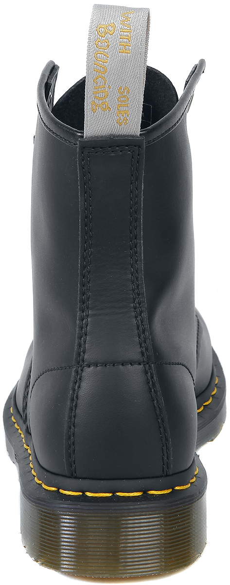 Bottes Rockabilly de Dr. Martens - Vegan 1460 Felix Rub Off - EU36 à EU47 - pour Unisexe - noir - Dr. Martens - View 2