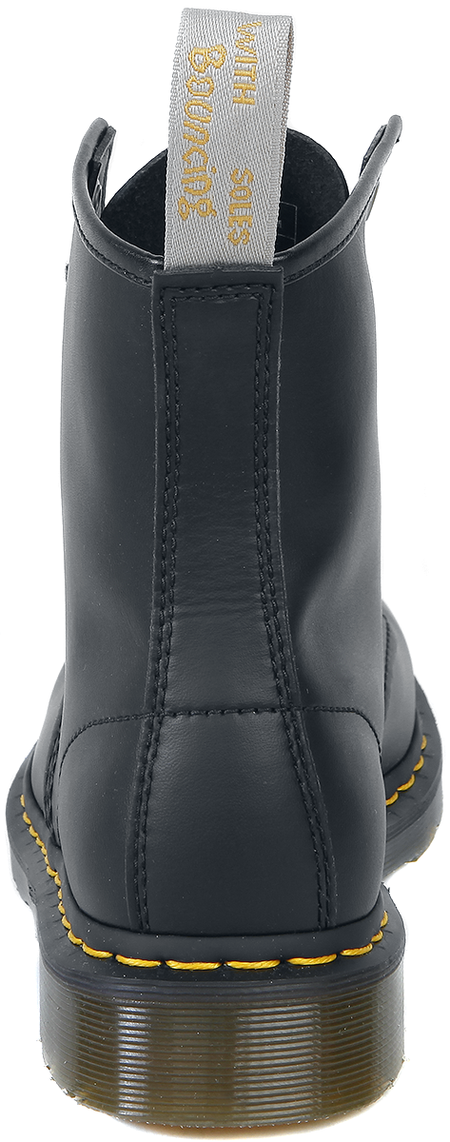 Bottes Rockabilly de Dr. Martens - Vegan 1460 Felix Rub Off - EU36 à EU47 - pour Unisexe - noir - Dr. Martens - View 2