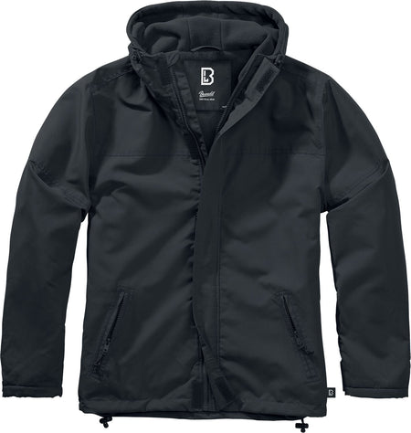 Coupe-vent  de Brandit - Coupe-Vent Zippé - S à XL - pour Homme - noir - Brandit