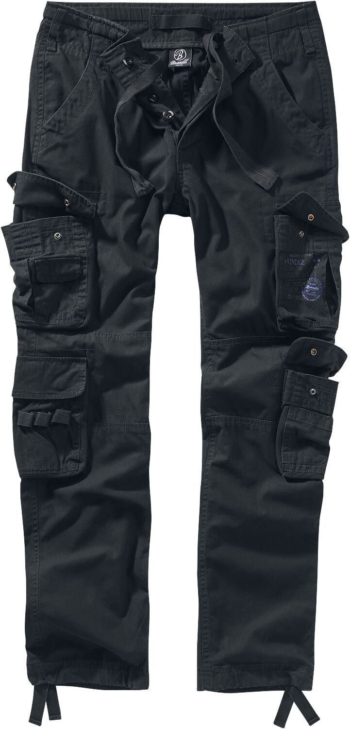 Pantalon Cargo  de Brandit - Pantalon Slim Pure Vintage - S à 5XL - pour Homme - noir - Brandit