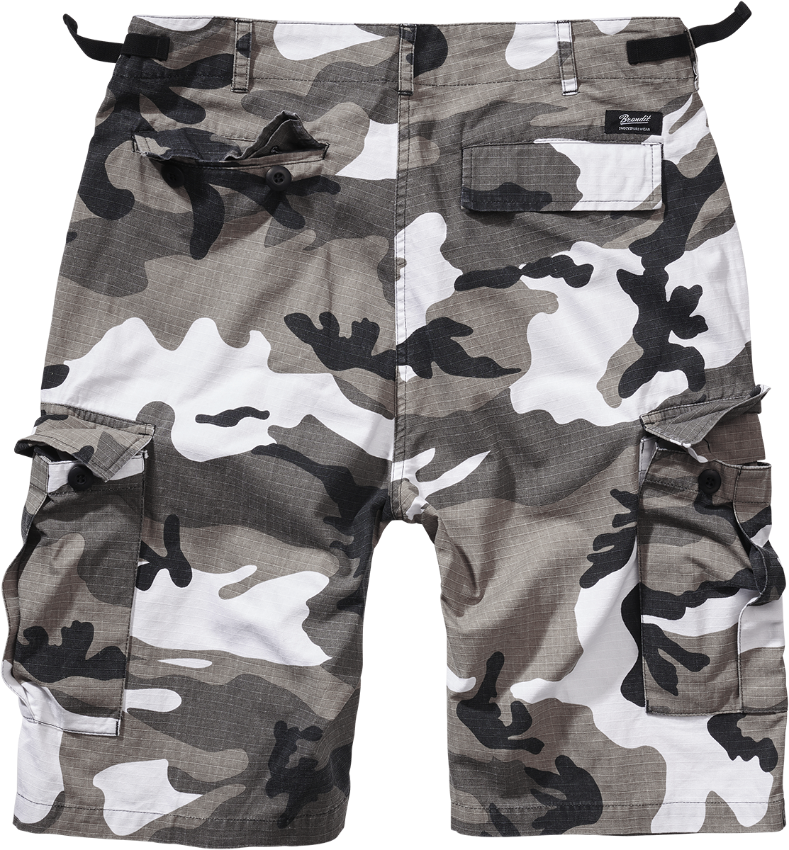 Short  de Brandit - Short BDU Ripstop - S à 5XL - pour Homme - camouflage neige - Brandit - View 2