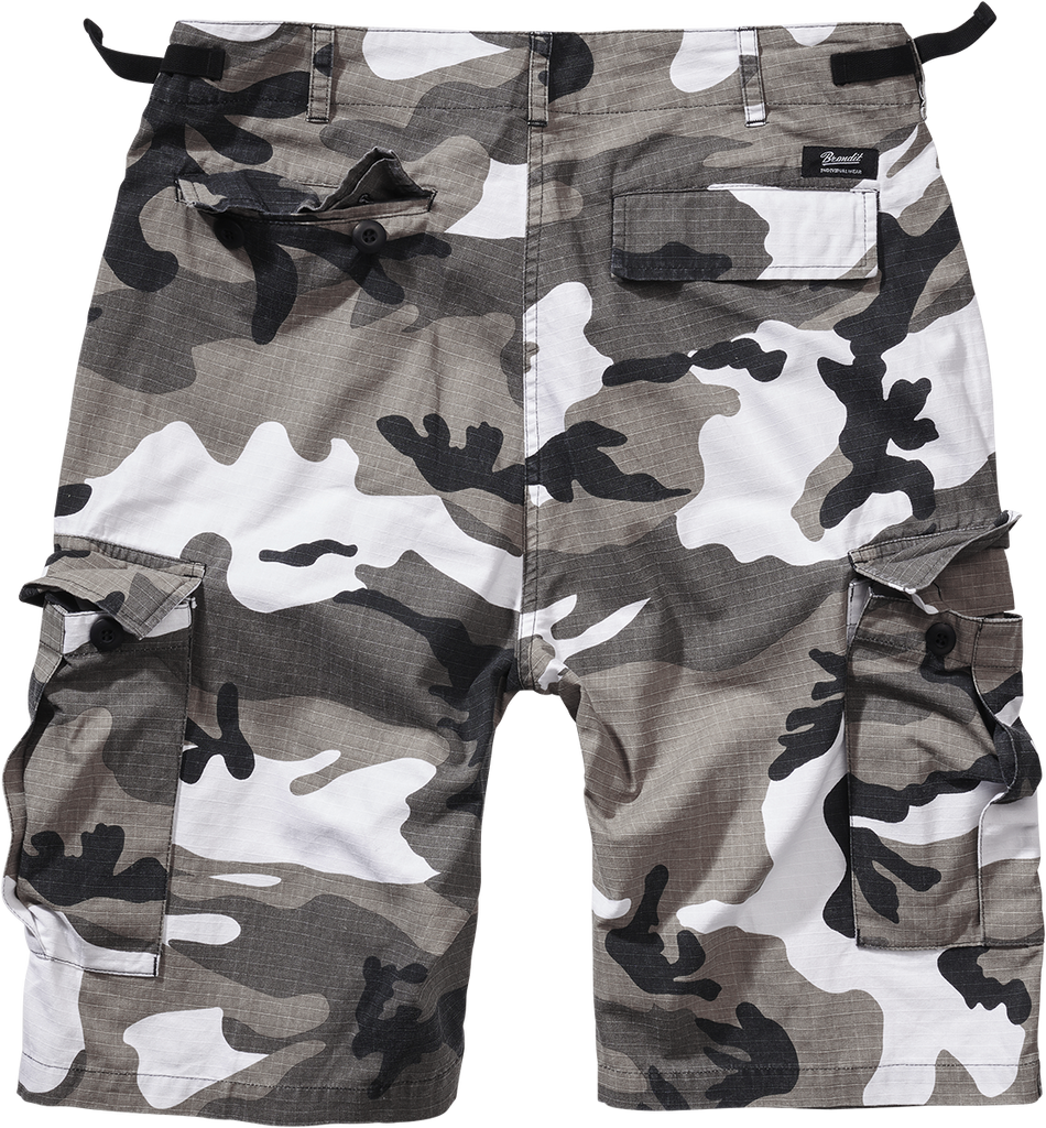 Short  de Brandit - Short BDU Ripstop - S à 5XL - pour Homme - camouflage neige - Brandit - View 2