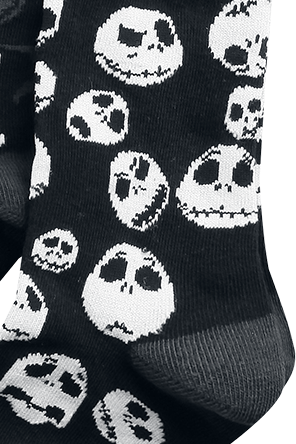 Chaussettes Disney de L'Étrange Noël De Monsieur Jack - Crânes & Toiles d'Araignée - EU35-38 à EU 39-42 - pour Femme - multicolore - L'Étrange Noël De Monsieur Jack - View 2