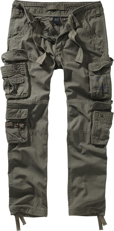 Pantalon Cargo  de Brandit - Pantalon Slim Pure Vintage - S à 5XL - pour Homme - olive - Brandit