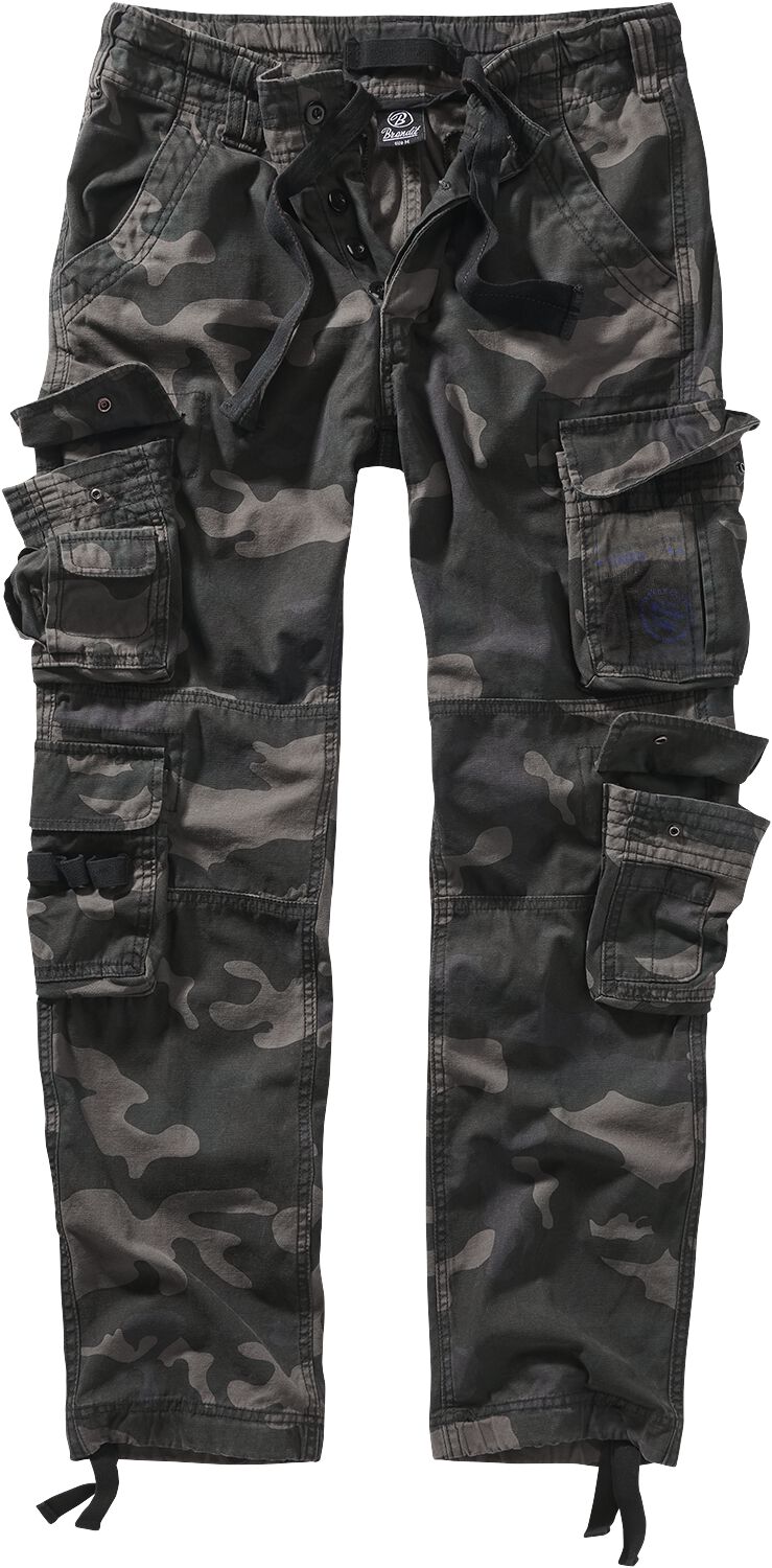 Pantalon Cargo  de Brandit - Pantalon Slim Pure Vintage - S à 5XL - pour Homme - camouflage sombre - Brandit