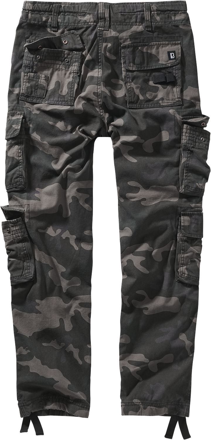 Pantalon Cargo  de Brandit - Pantalon Slim Pure Vintage - S à 5XL - pour Homme - camouflage sombre - Brandit - View 2