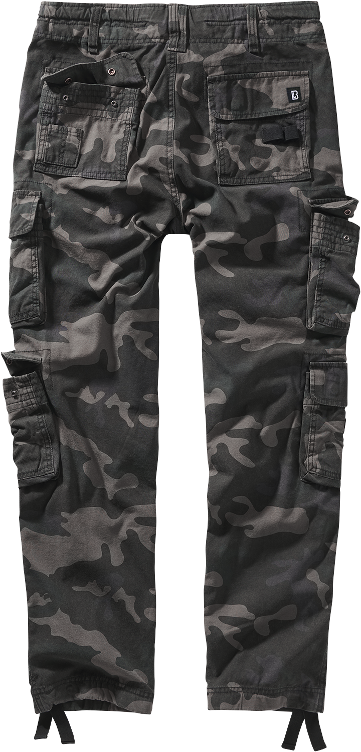 Pantalon Cargo  de Brandit - Pantalon Slim Pure Vintage - S à 5XL - pour Homme - camouflage sombre - Brandit - View 2