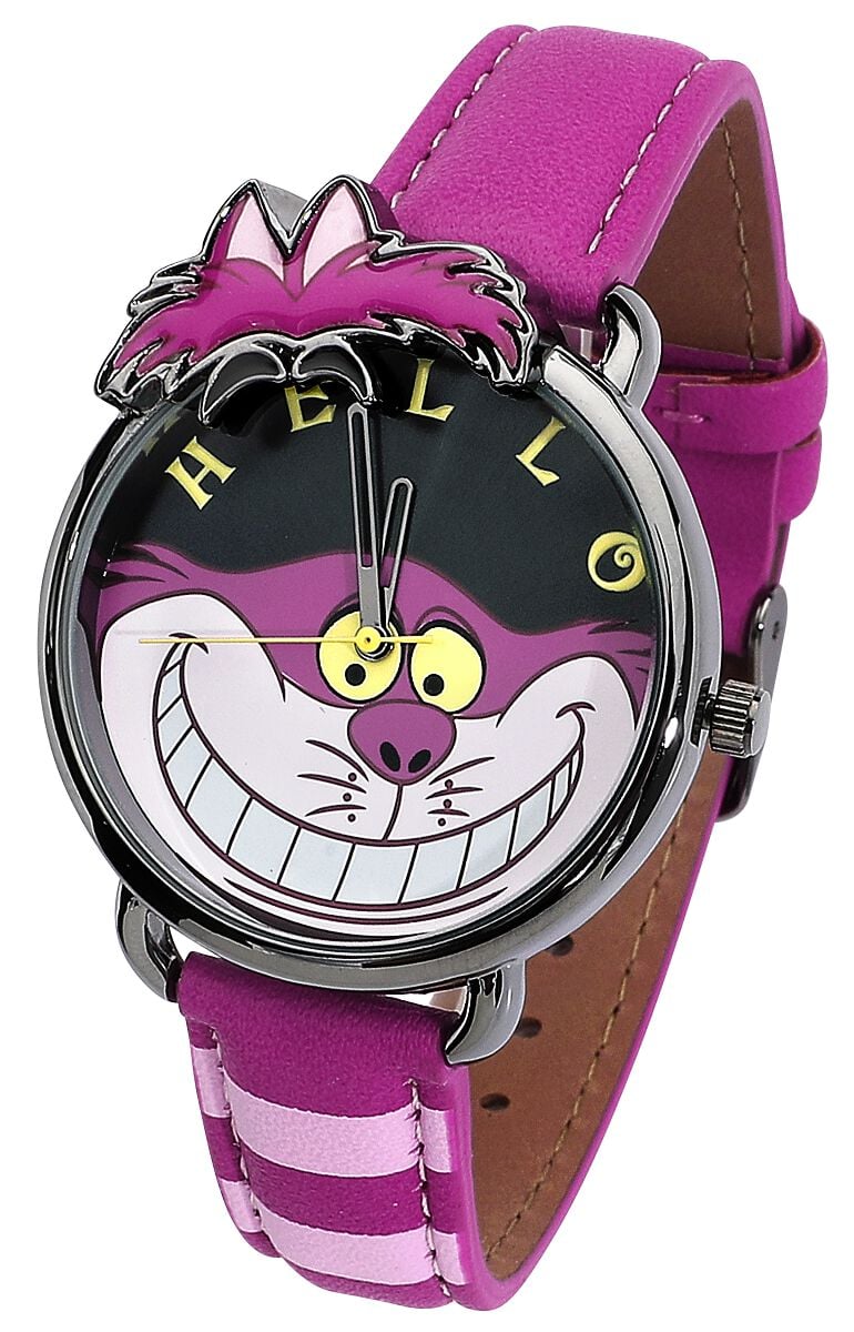 Montres bracelets Disney de Alice Au Pays Des Merveilles - Cheshire Cat - pour Femme - rose - Alice Au Pays Des Merveilles