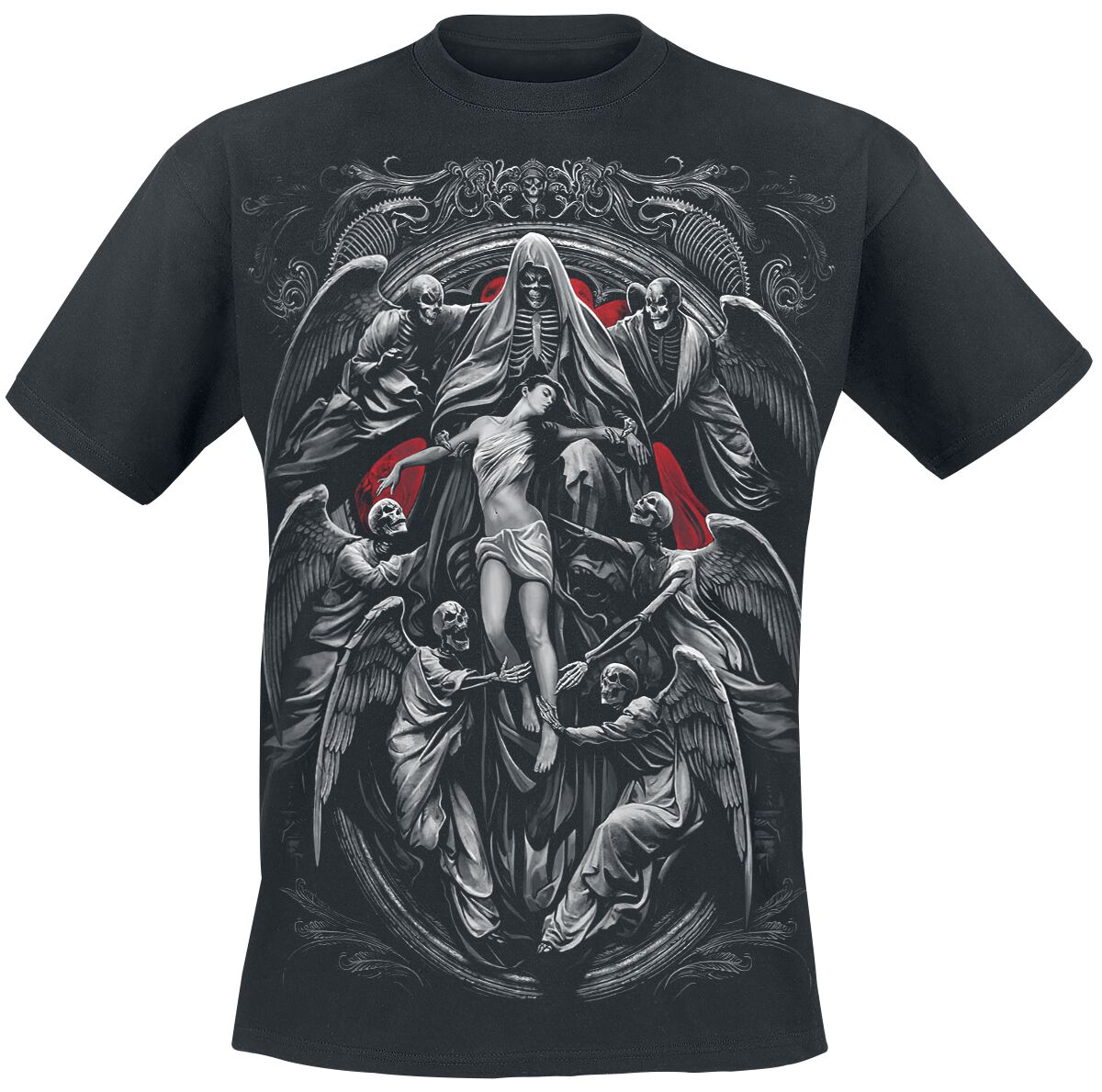 T-Shirt Manches courtes Gothic de Spiral - Reaper's Door - L à XXL - pour Homme - noir - Spiral