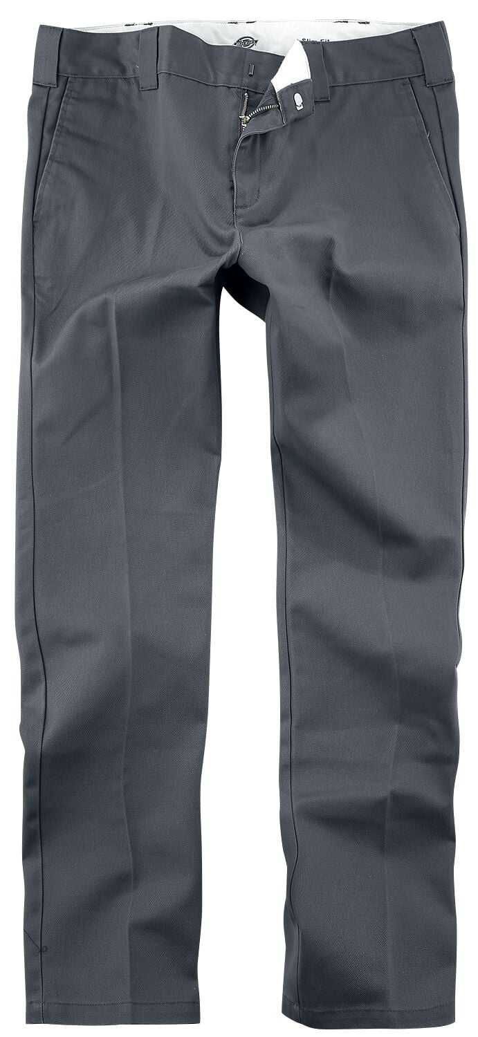 Chino  de Dickies - Work Pant Coupe Slim WE872 - W30L32 à W38L34 - pour Homme - anthracite - Dickies