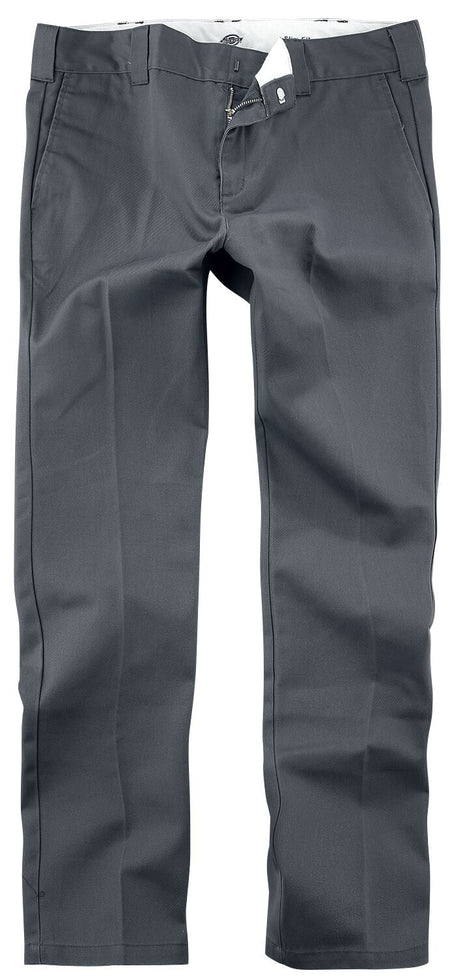 Chino  de Dickies - Work Pant Coupe Slim WE872 - W30L32 à W38L34 - pour Homme - anthracite - Dickies