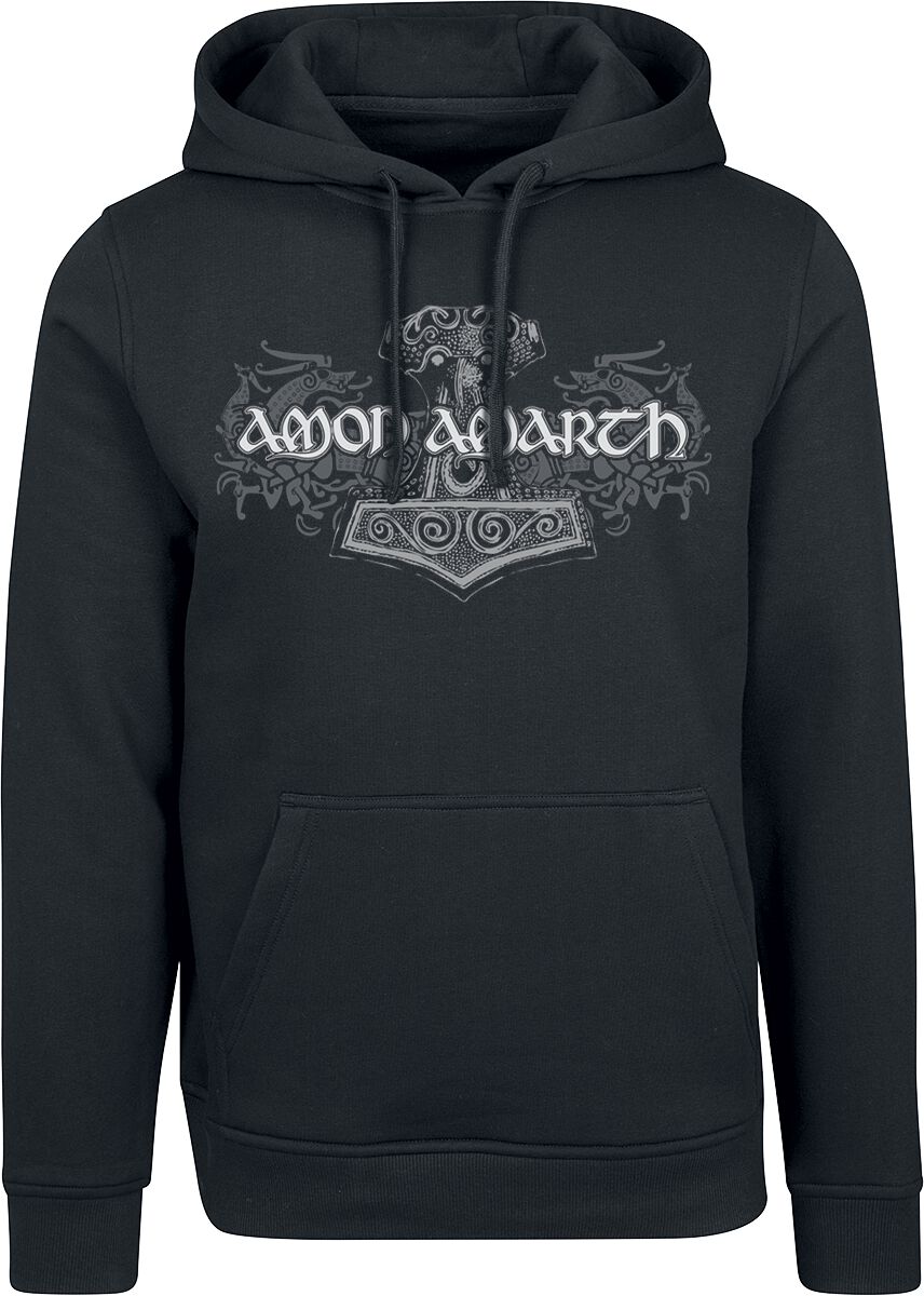 Sweat-shirt à capuche  de Amon Amarth - Chevaux Viking - M à XXL - pour Homme - noir - Amon Amarth