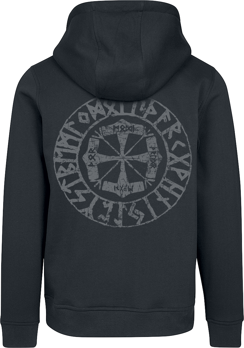 Sweat-shirt à capuche  de Amon Amarth - Chevaux Viking - M à XXL - pour Homme - noir - Amon Amarth - View 2