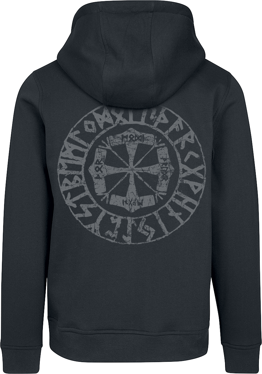 Sweat-shirt à capuche  de Amon Amarth - Chevaux Viking - M à XXL - pour Homme - noir - Amon Amarth - View 2