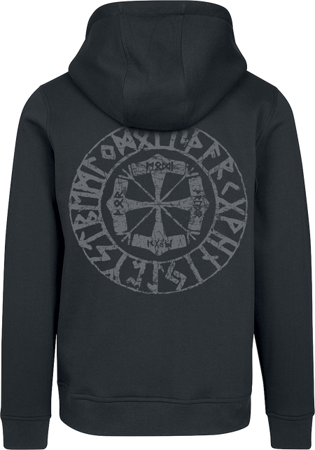 Sweat-shirt à capuche  de Amon Amarth - Chevaux Viking - M à XXL - pour Homme - noir - Amon Amarth - View 2
