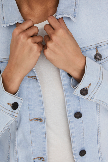 Veste en Jean  de Noisy May - Veste En Jean Debra - XS à XL - pour Femme - bleu - Noisy May - View 2