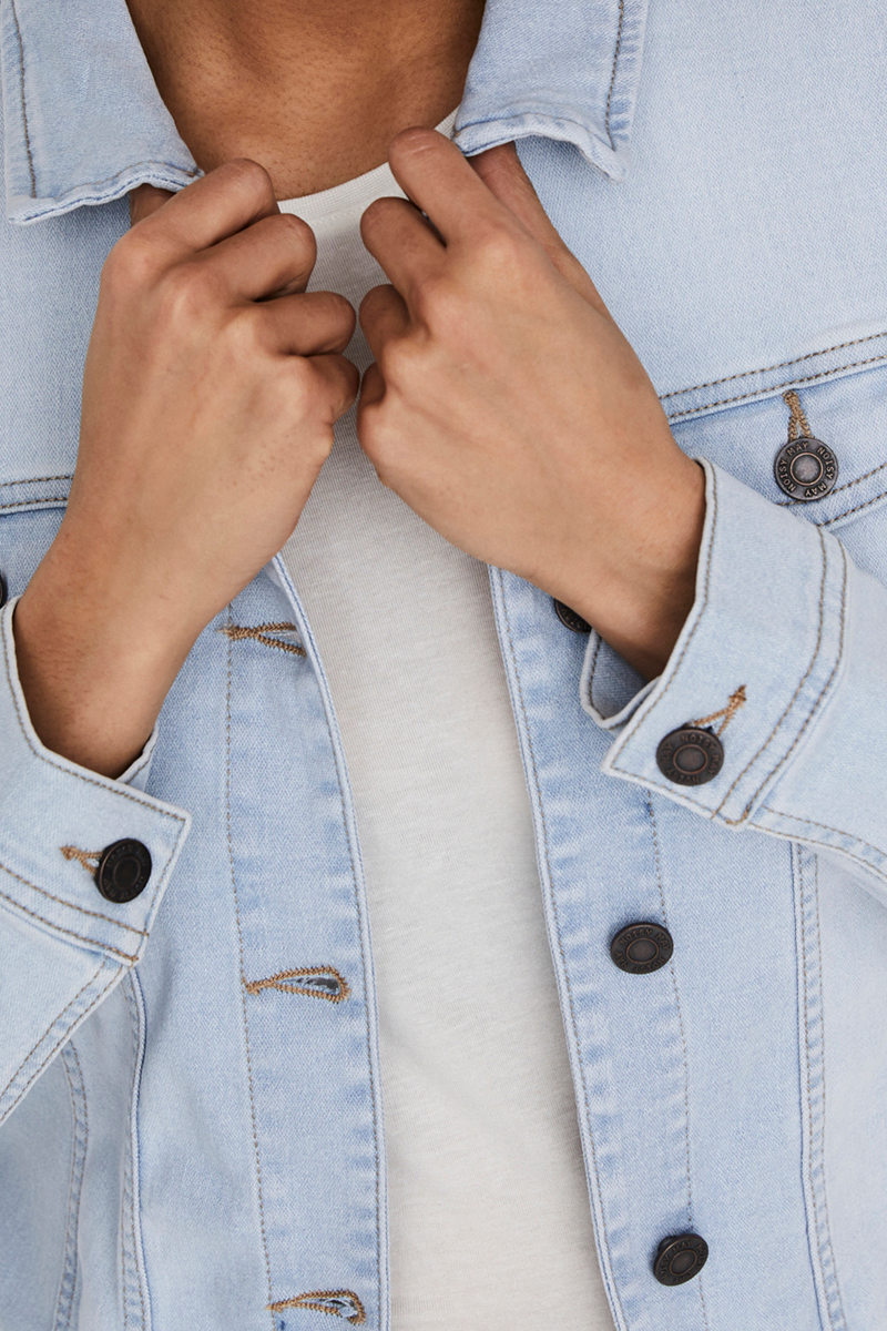Veste en Jean  de Noisy May - Veste En Jean Debra - XS à XL - pour Femme - bleu - Noisy May - View 2