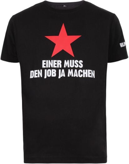 T-Shirt Manches courtes  de Udo Lindenberg - Einer muss den Job machen T-Shirt - M à XXL - pour Unisexe - noir - Udo Lindenberg