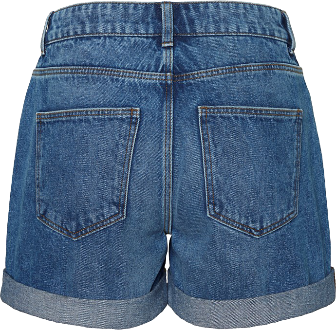Short  de Noisy May - Short Smiley - XS à XL - pour Femme - bleu - Noisy May - View 2