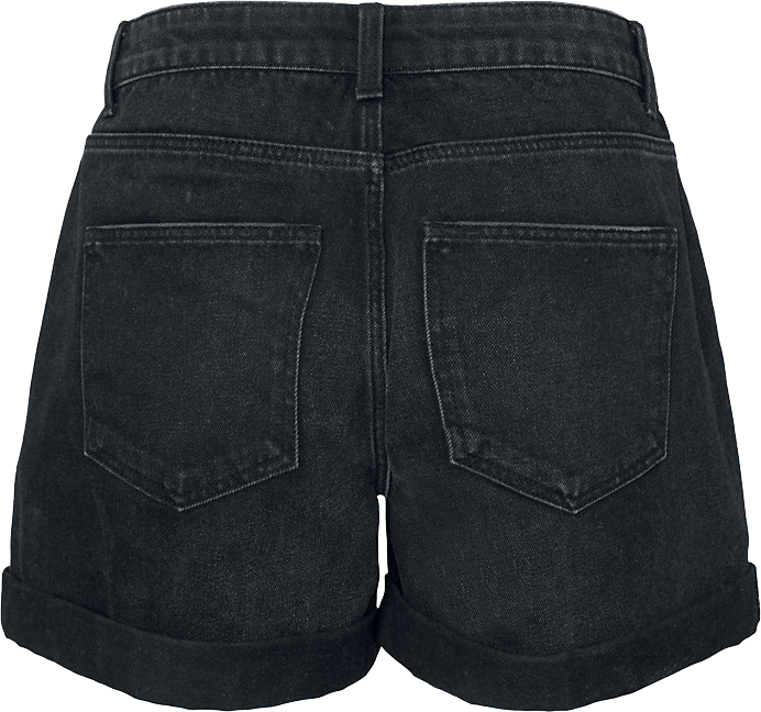 Short  de Noisy May - Short Destroy Smiley - XS à XL - pour Femme - noir - Noisy May - View 2
