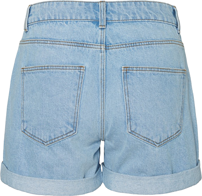 Short  de Noisy May - Short Destroy Smiley - XS à XL - pour Femme - bleu - Noisy May - View 2