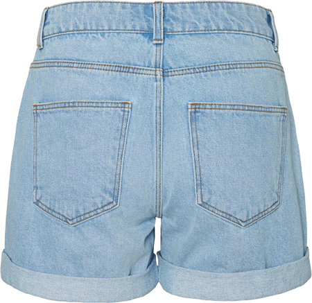 Short  de Noisy May - Short Destroy Smiley - XS à XL - pour Femme - bleu - Noisy May - View 2