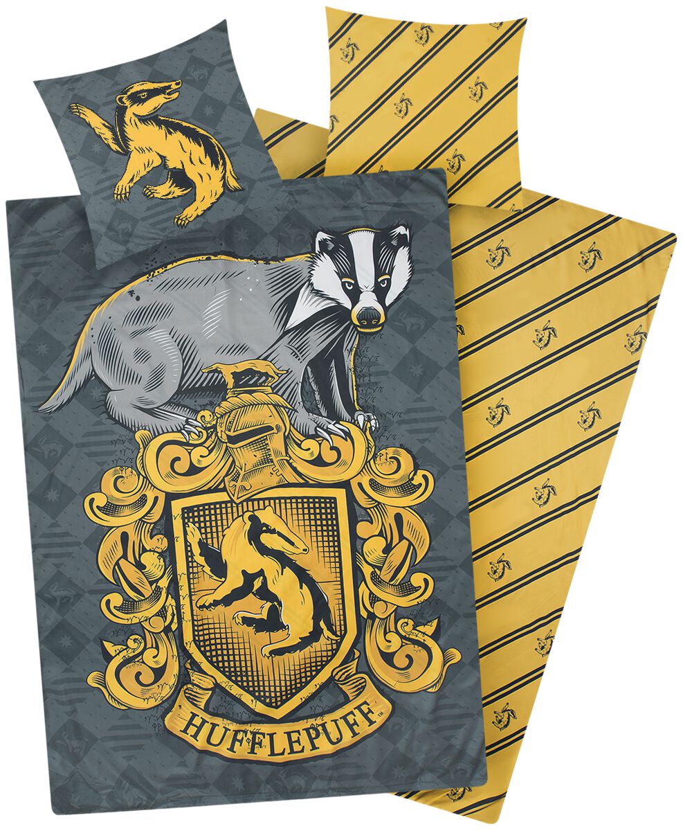 Parure de lit  de Harry Potter - Hufflepuff - pour Unisexe - multicolore - Harry Potter