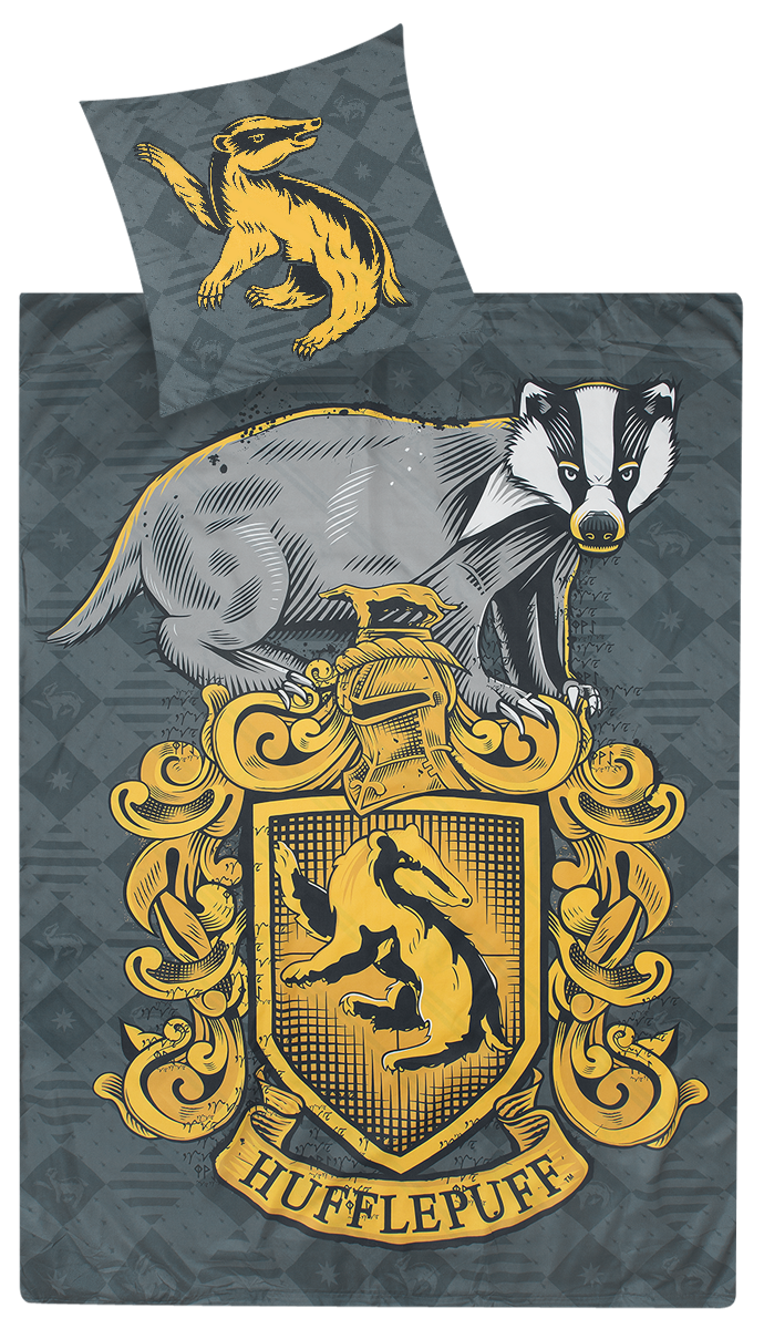 Parure de lit  de Harry Potter - Hufflepuff - pour Unisexe - multicolore - Harry Potter - View 2